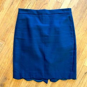 J Crew Factory size 6 navy skirt